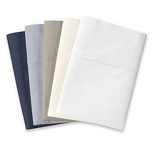 500 Thread Count Cotton Wrinkle-Free Standard Pillowcases in Taupe (Set of 2)