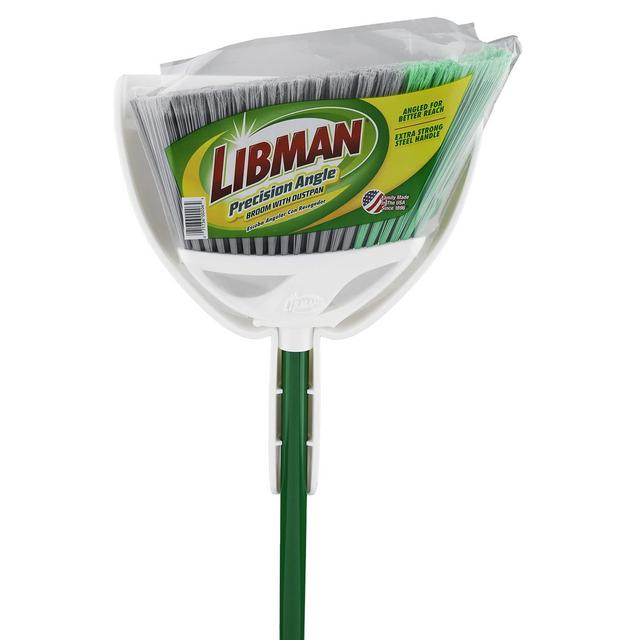 Libman Precision Angle Broom with Dustpan