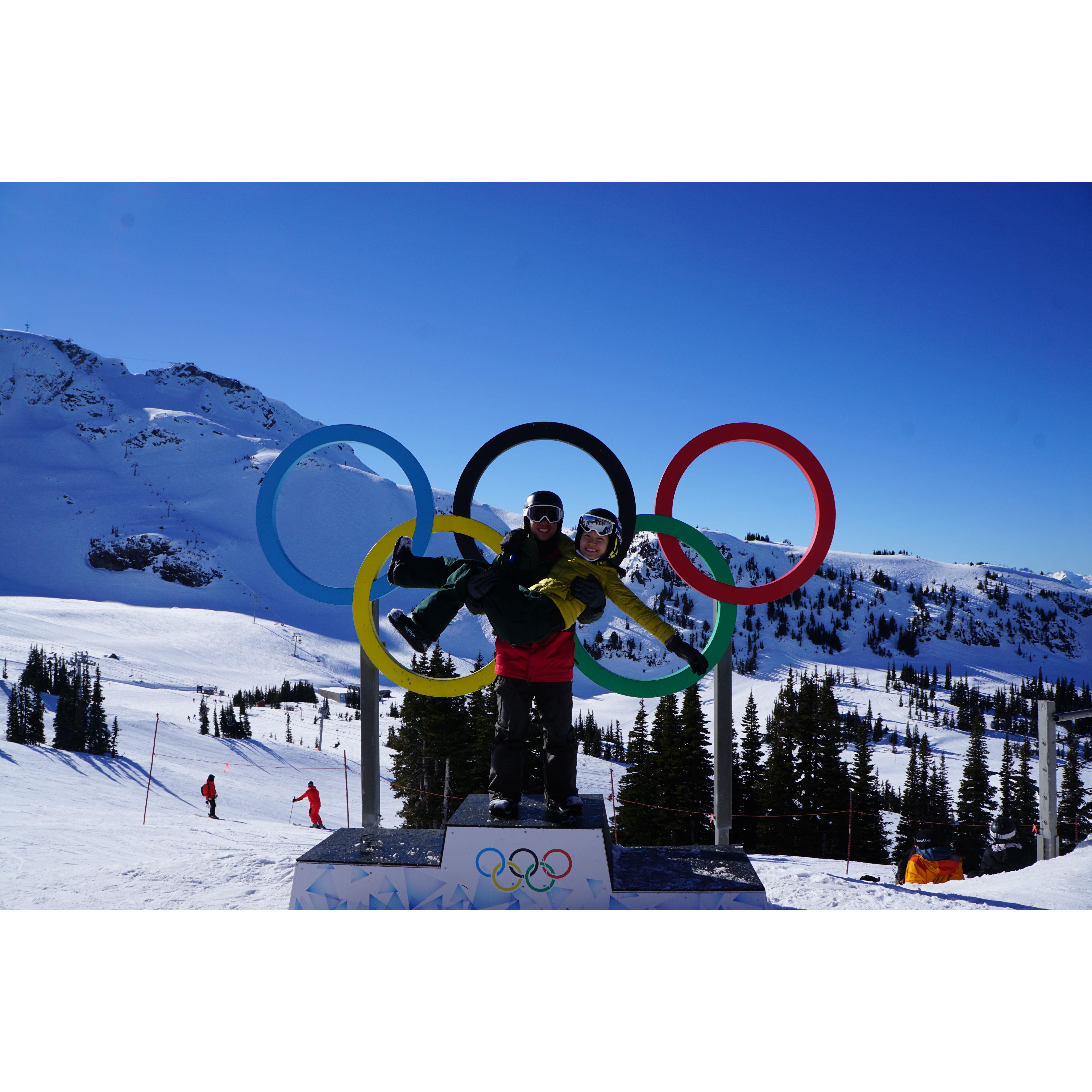 Feb 2022 - Learning to snowboard in Whistler, Canada