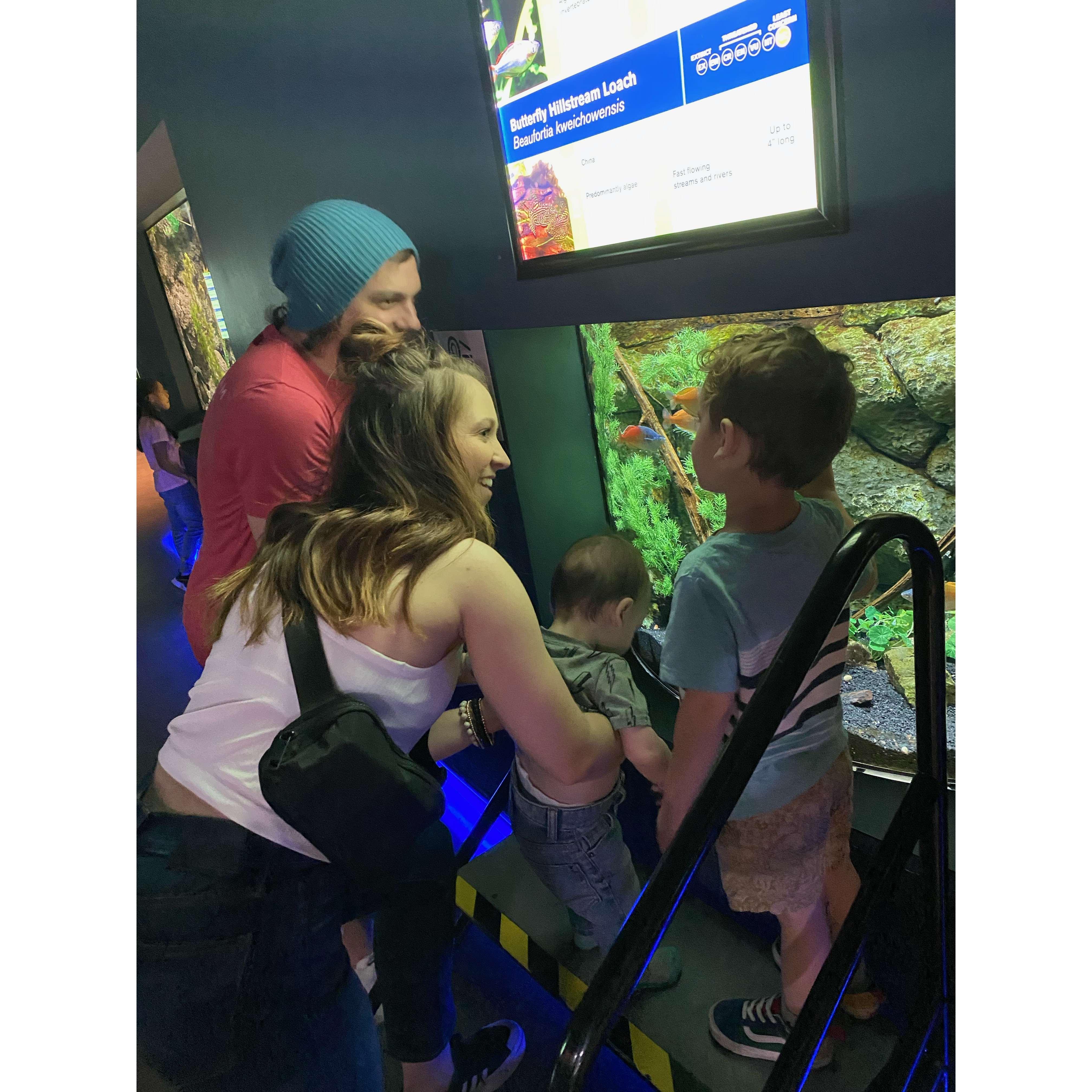 6. One of our first hangouts with all the siblings and nephews. Took a trip to the Odysea.