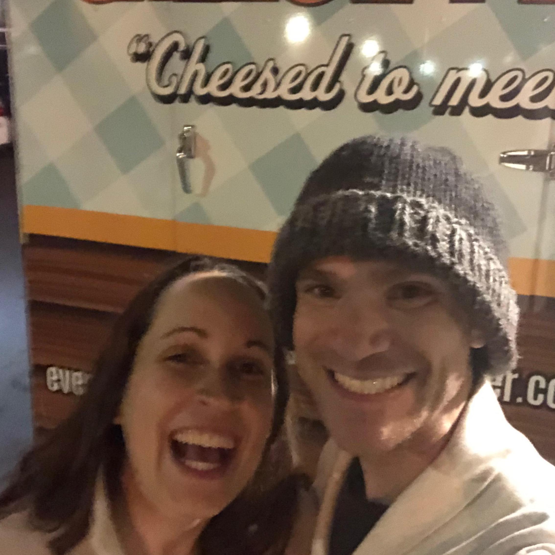 At the Denver Grilled Cheese Festival for KC's birthday! We ate so much grilled cheese we thought we would explode!