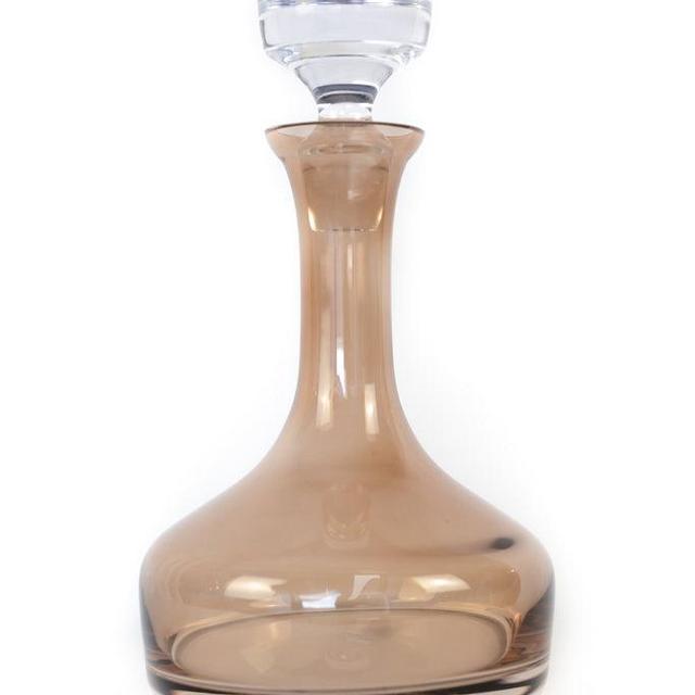 Estelle Colored Decanter- Vogue {Amber Smoke}
