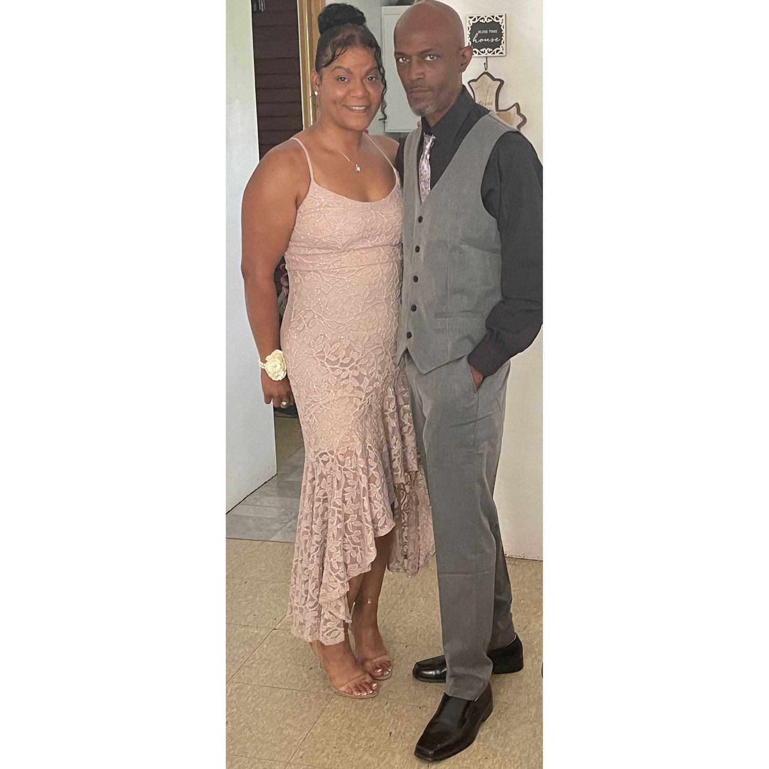 Attending our first wedding together!