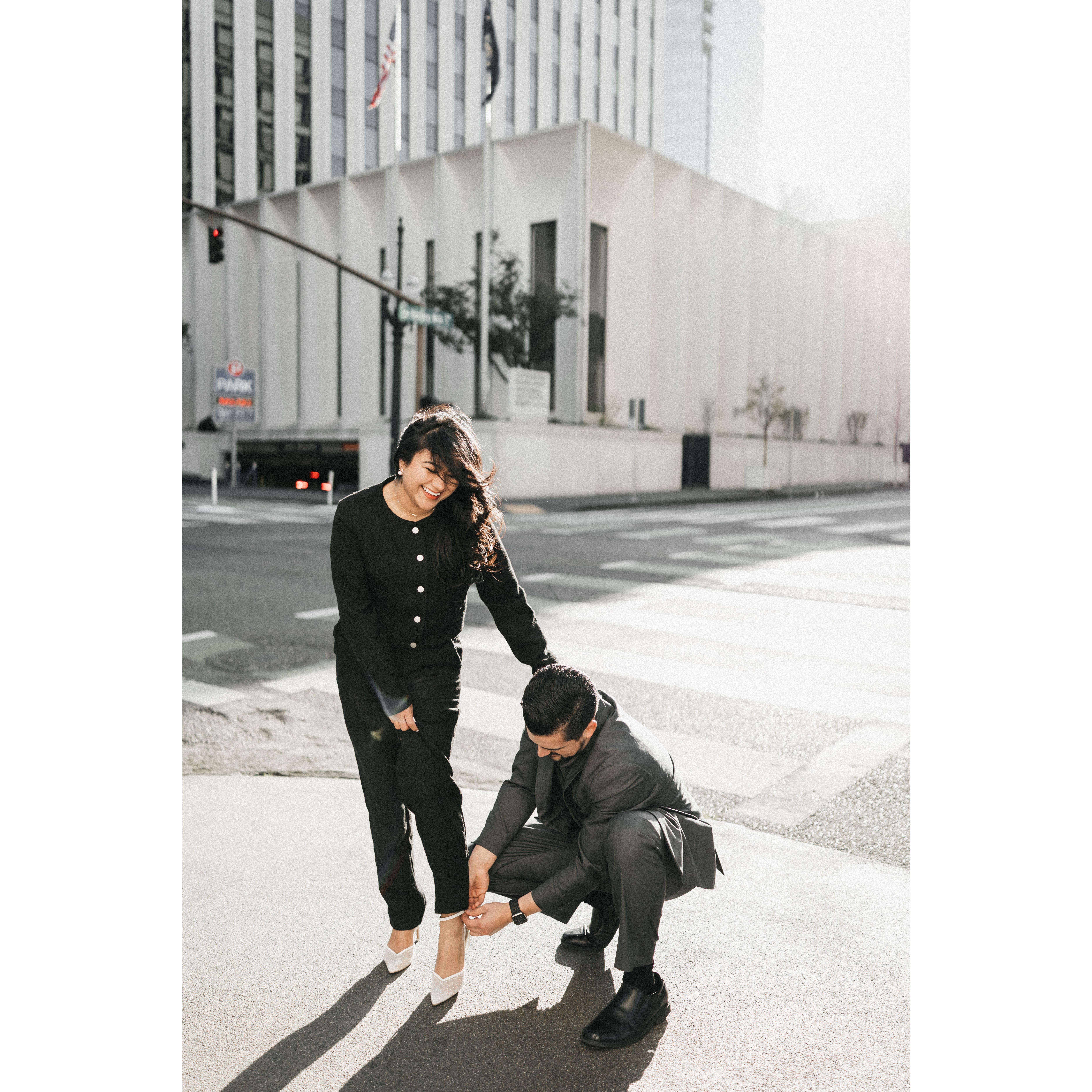 I swear this was a candid photo.