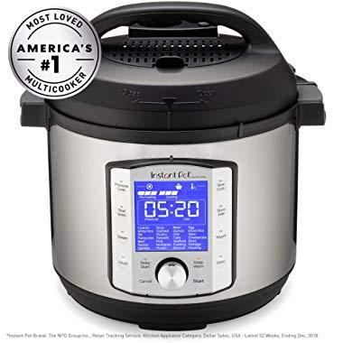 Instant Pot 6QT Duo Evo Plus Electric Pressure Cooker, 6-QT, Stainless Steel/Black