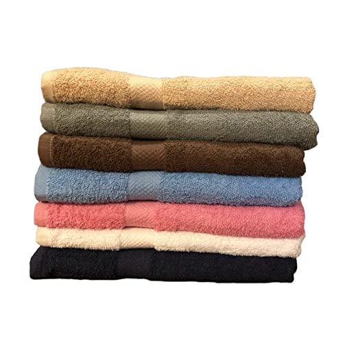 ArtMuseKitsMikash ecotowel ECO Towels 6-Pack Bath Towels - Extra-Absorbent - 100% Cotton - 27" x 54"