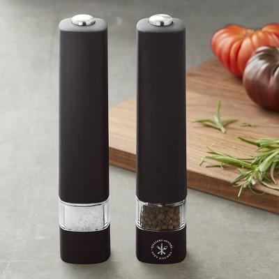 Williams Sonoma Electric Salt & Pepper Mill Set