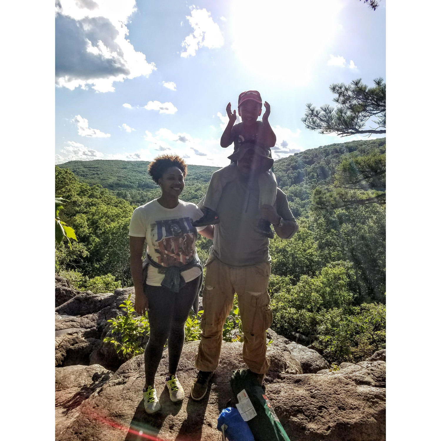 May 2017, Jace's first hike