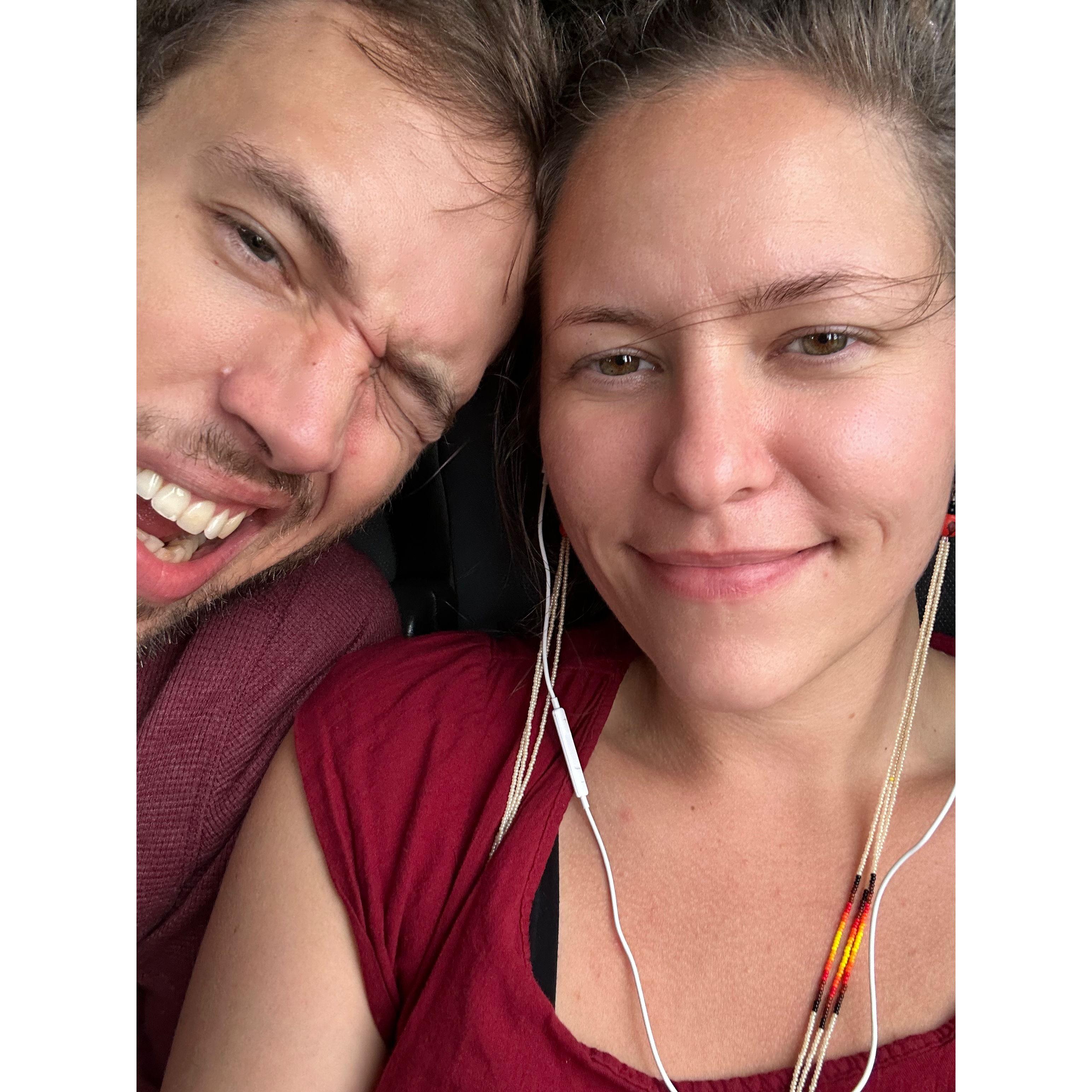 on a bus to the jungle