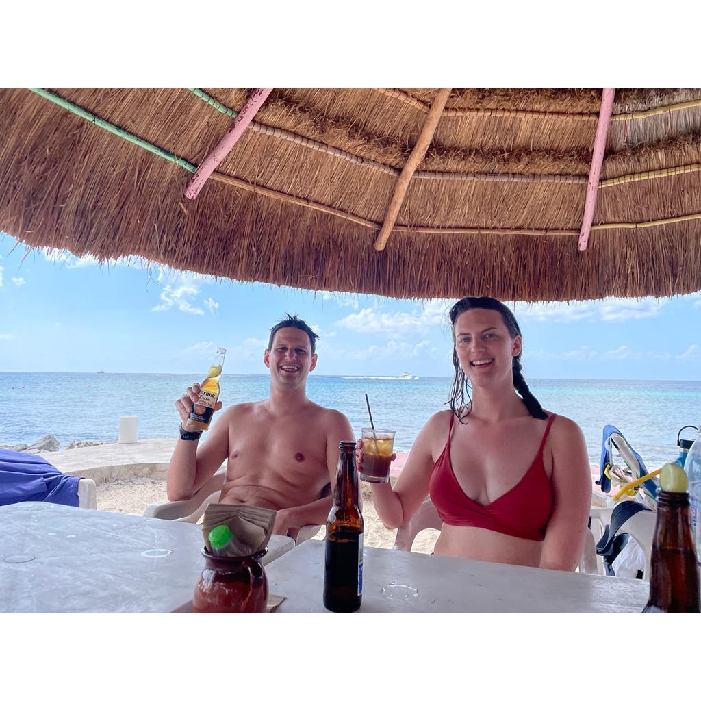Then we went down to live the good life in Mexico, where Julian met Rebecca's parents for the first time!