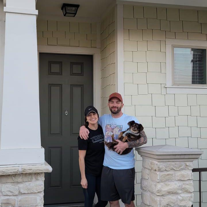 March 2021 - First time moving into a house together in Plano, Texas.