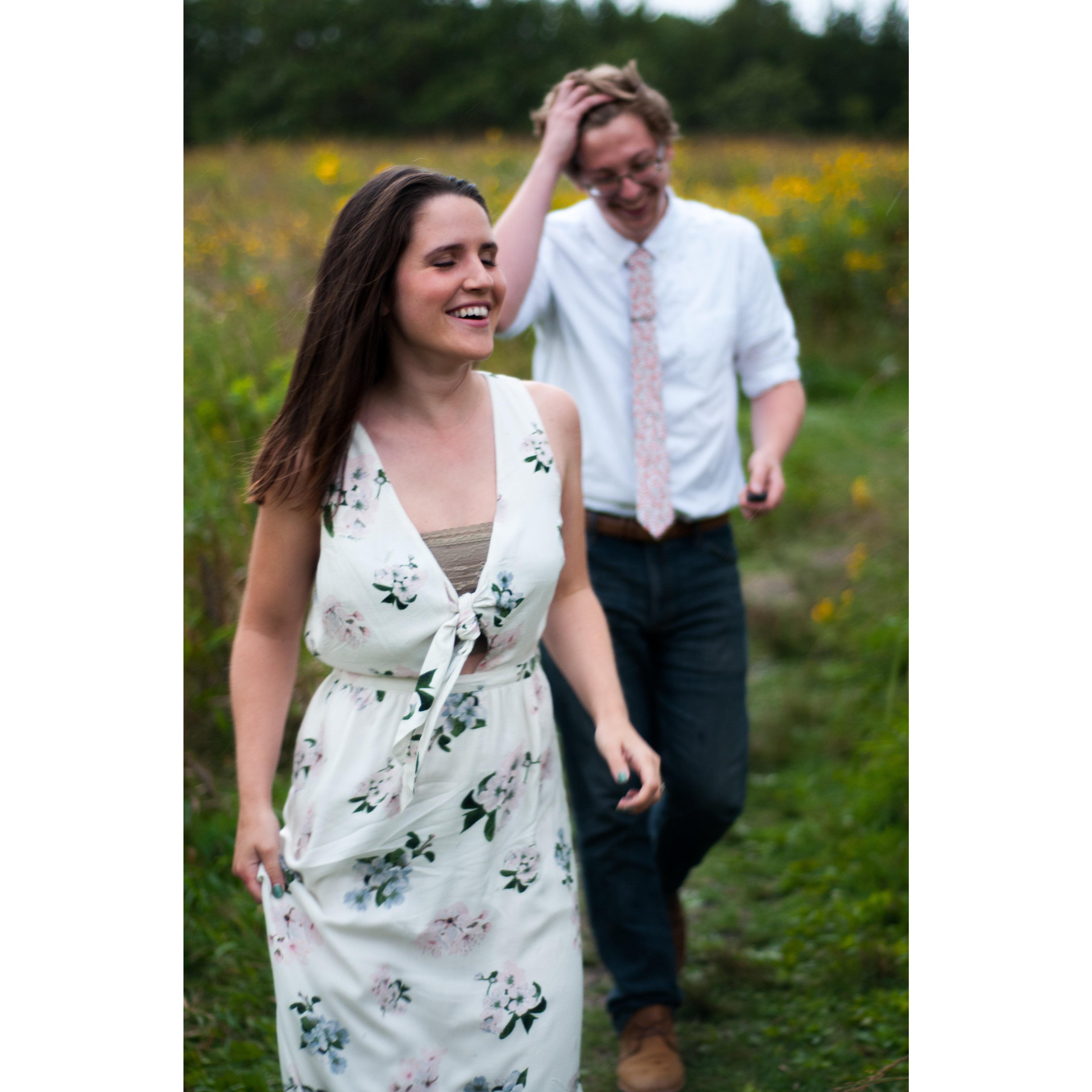 This is my favorite photo from the engagement photo shoot.