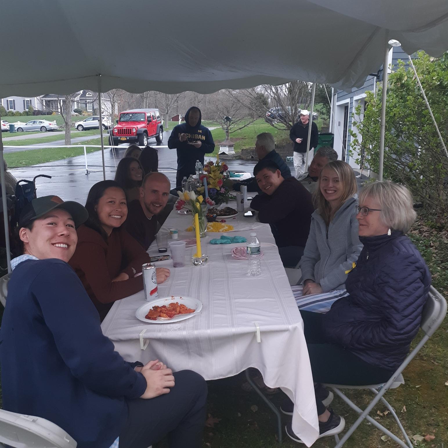 The meeting of the two families (Easter 2022)