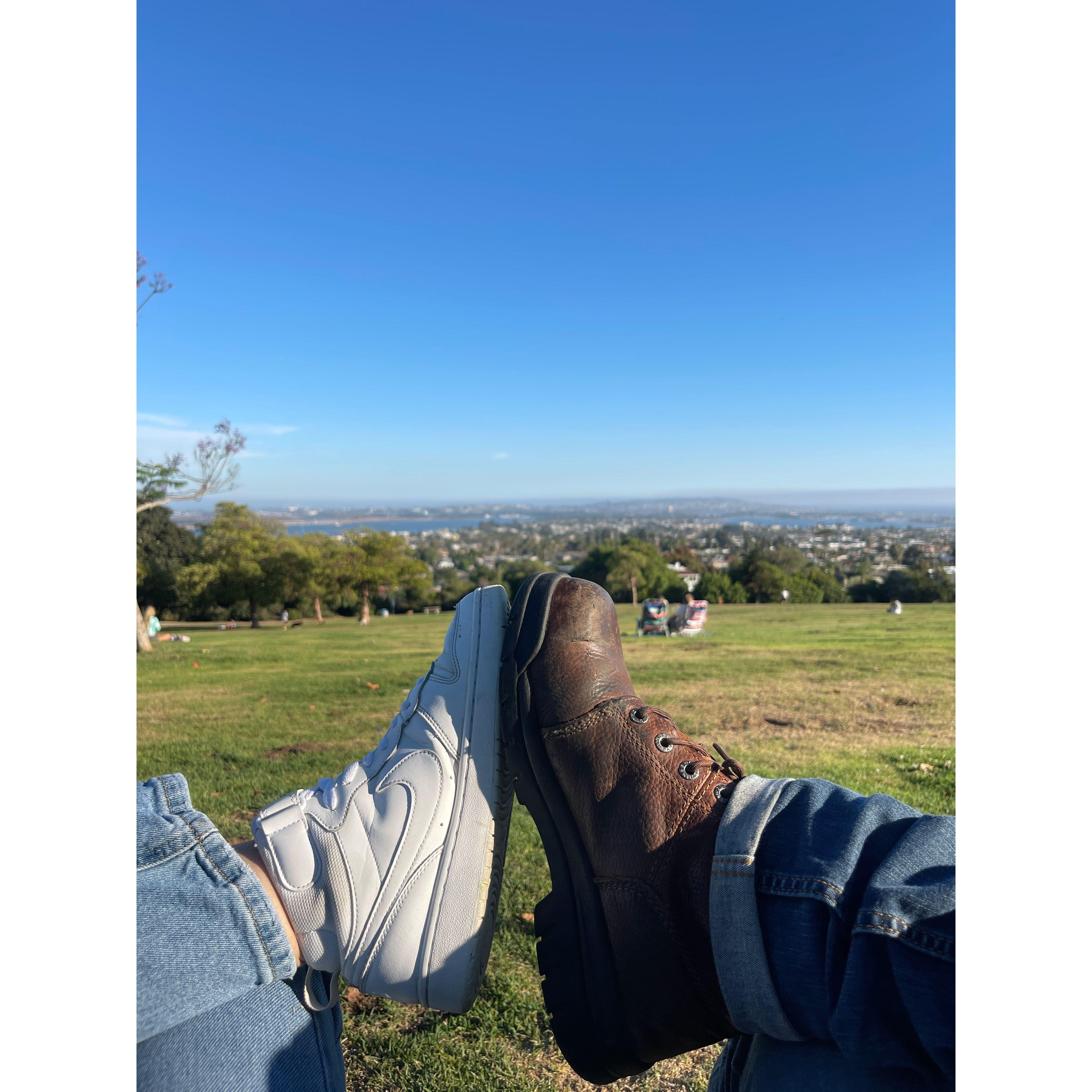Picnic en nuestro parque favorito! (Kate Sessions Park)