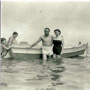 maria & nick feola, summer 1956