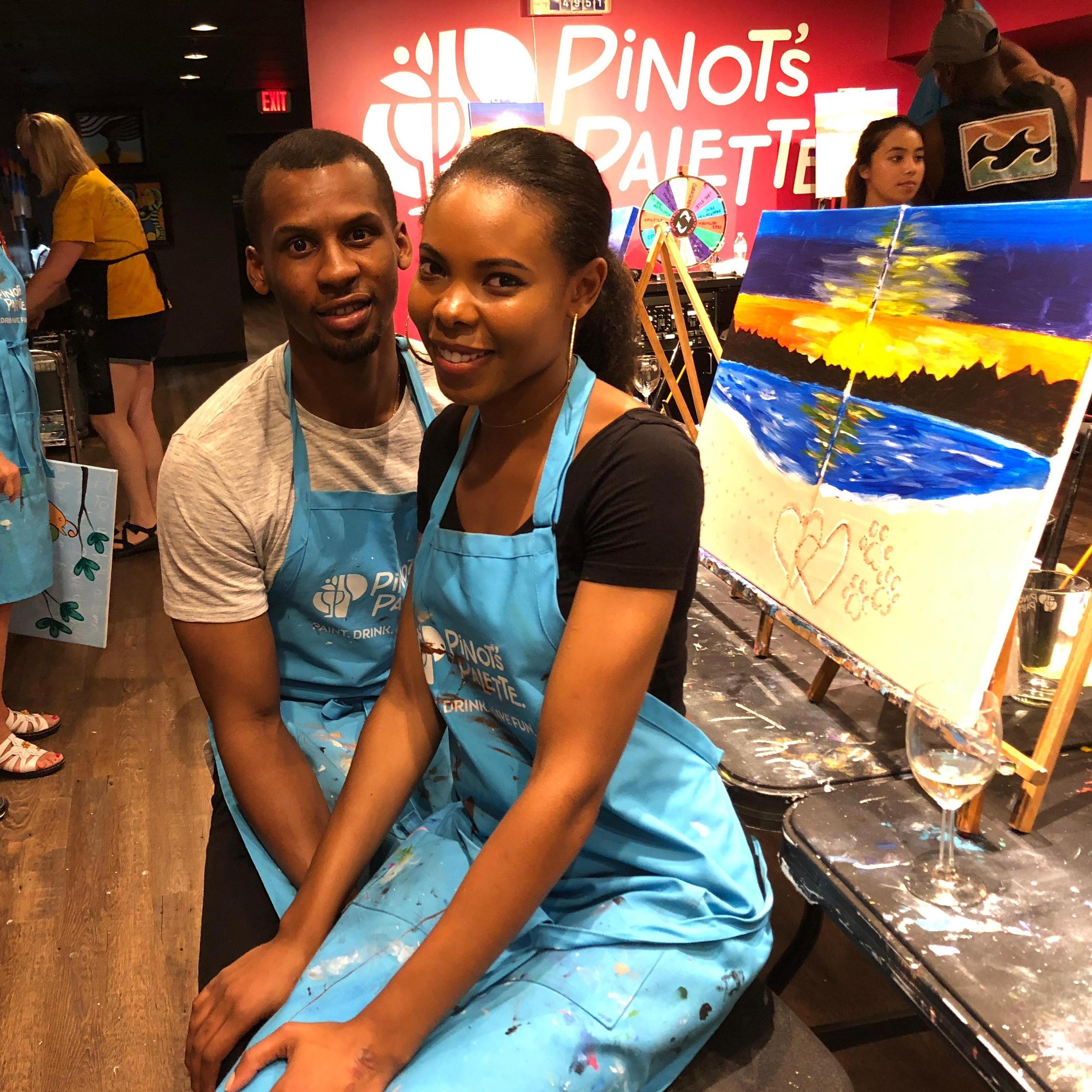 Date Night = Sip n Paint