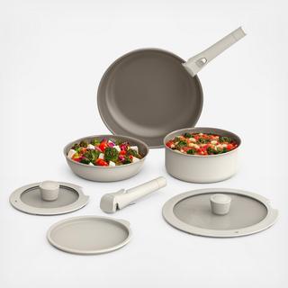 8-Piece Removable Handle Cookware Set