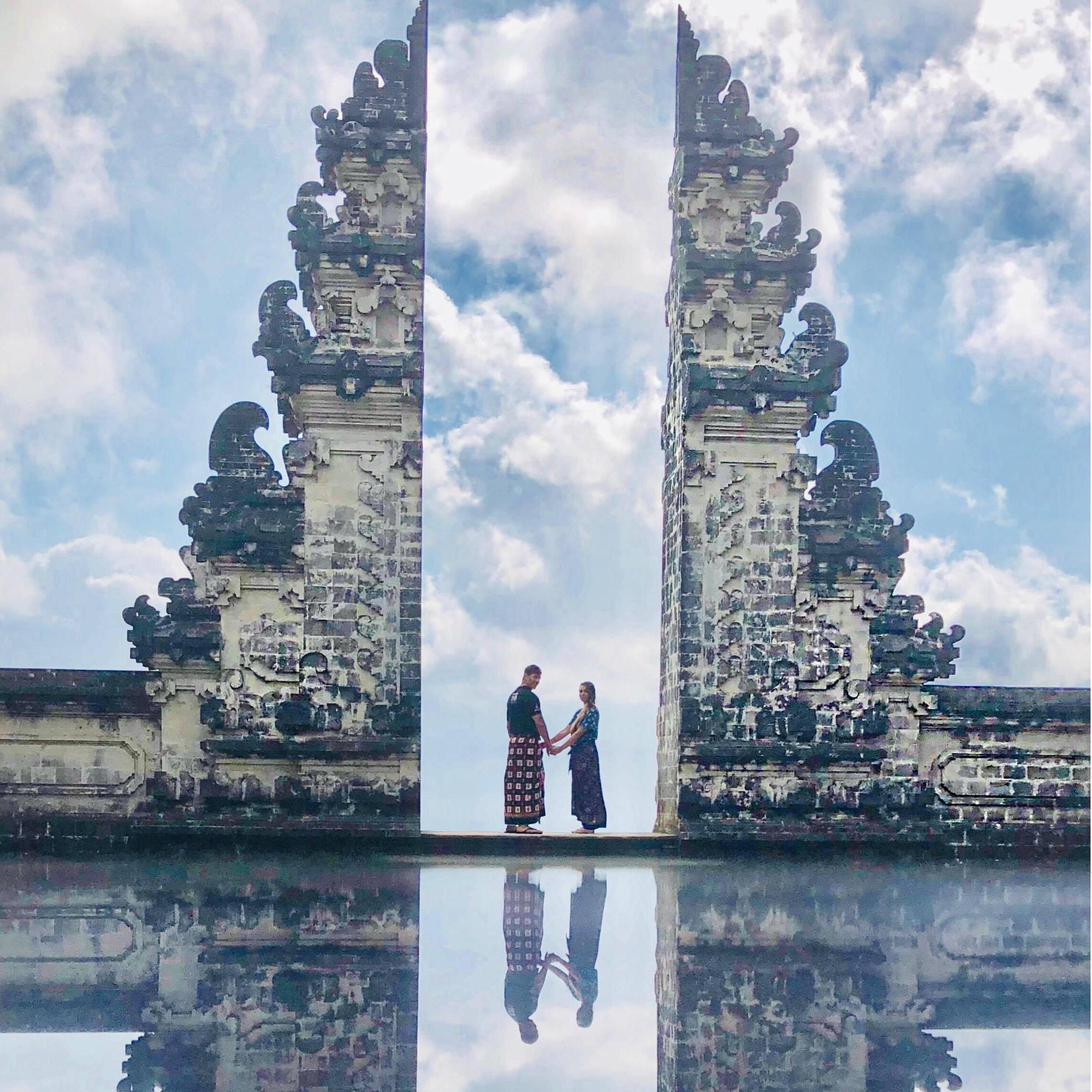 At Pura Lempuyang, "Gates of Heaven"