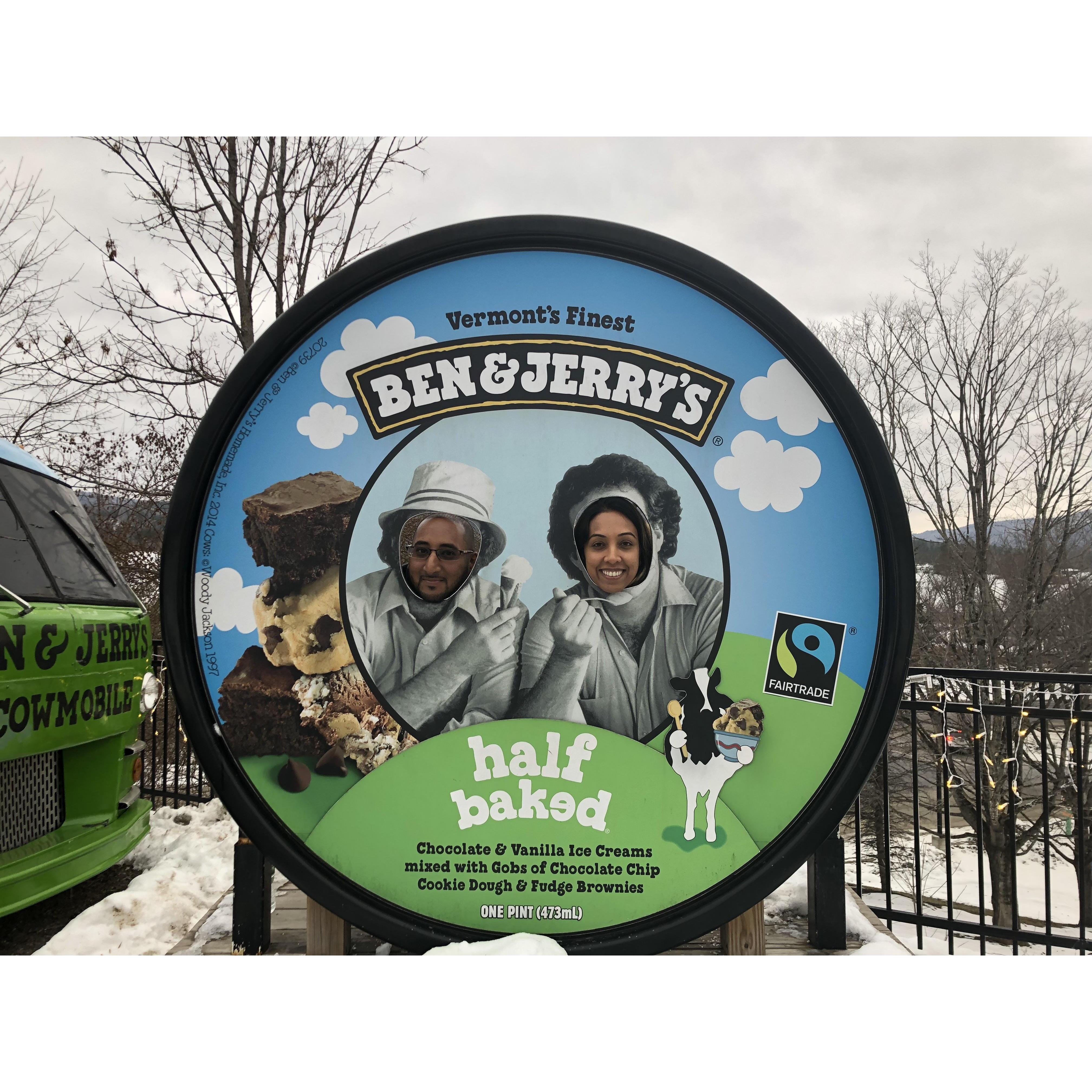 Ben and Jerry’s Factory in Vermont.