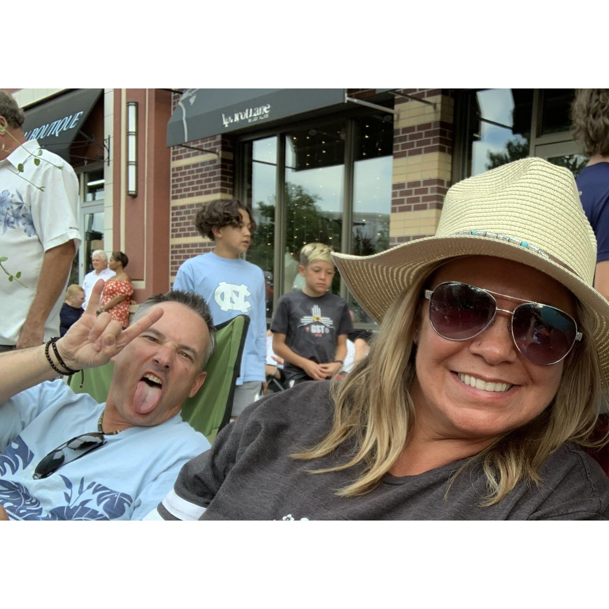 Local concert. Check out that photo bomber!