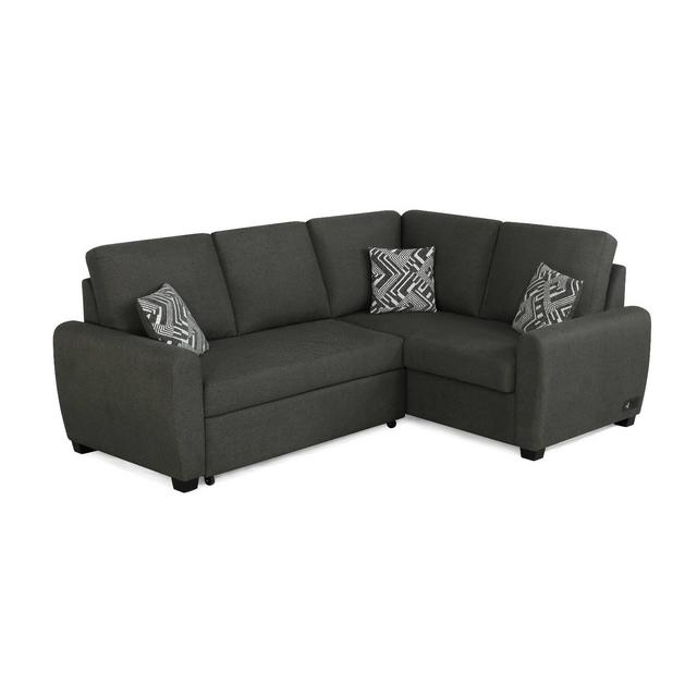 Serena Sectional Sofa Charcoal Gray - Serta