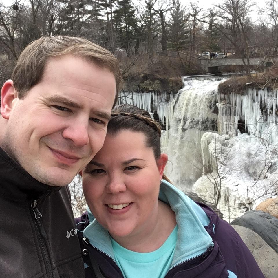 We love traveling and seeing new places!  Exploring Minnesota while visiting a friend!