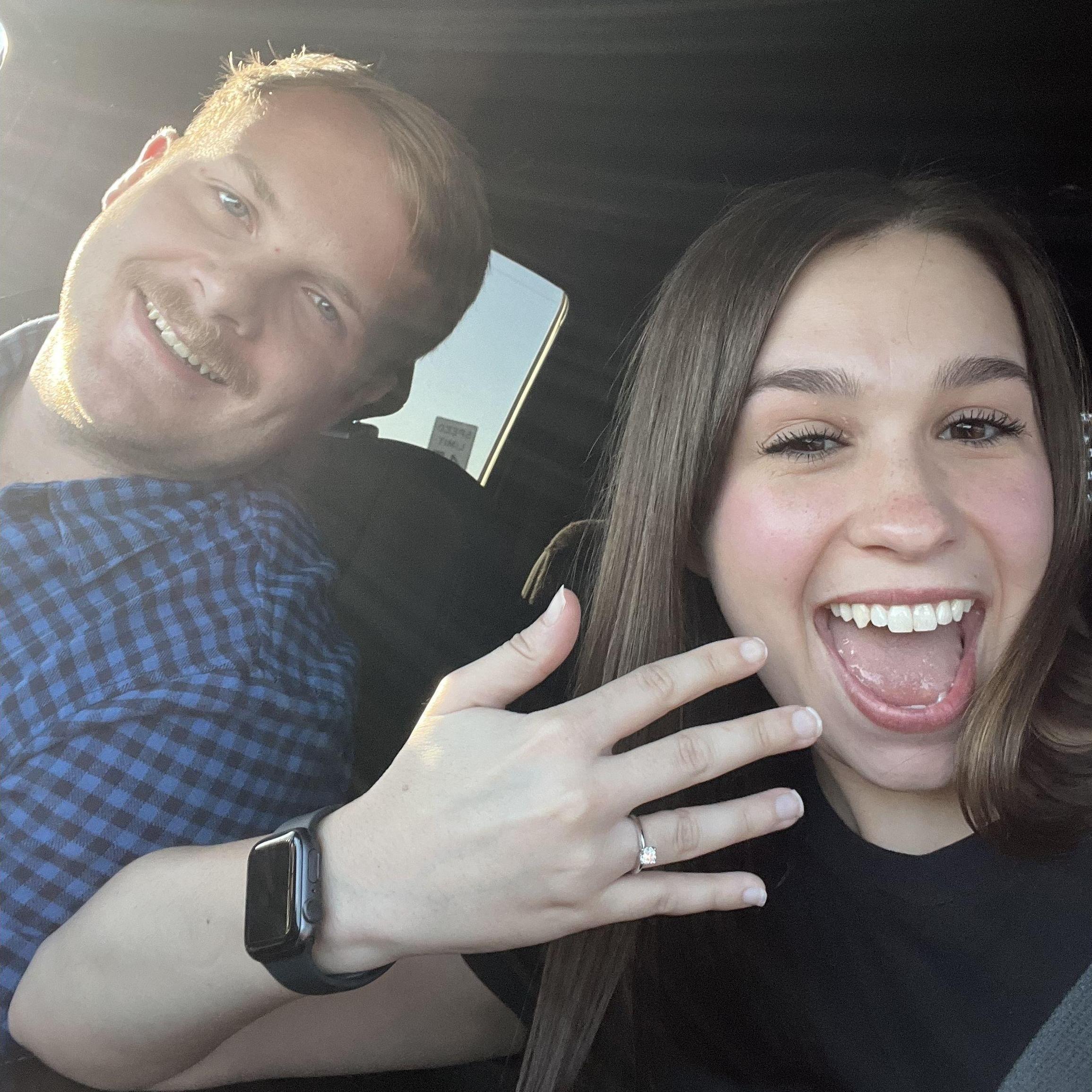 The day we got engaged!