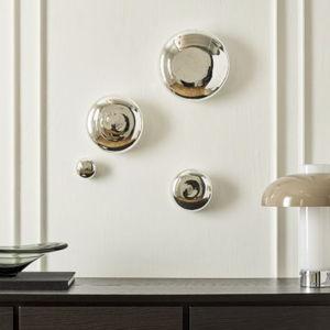 Mercury Glass Orb Wall Art Set Of 6