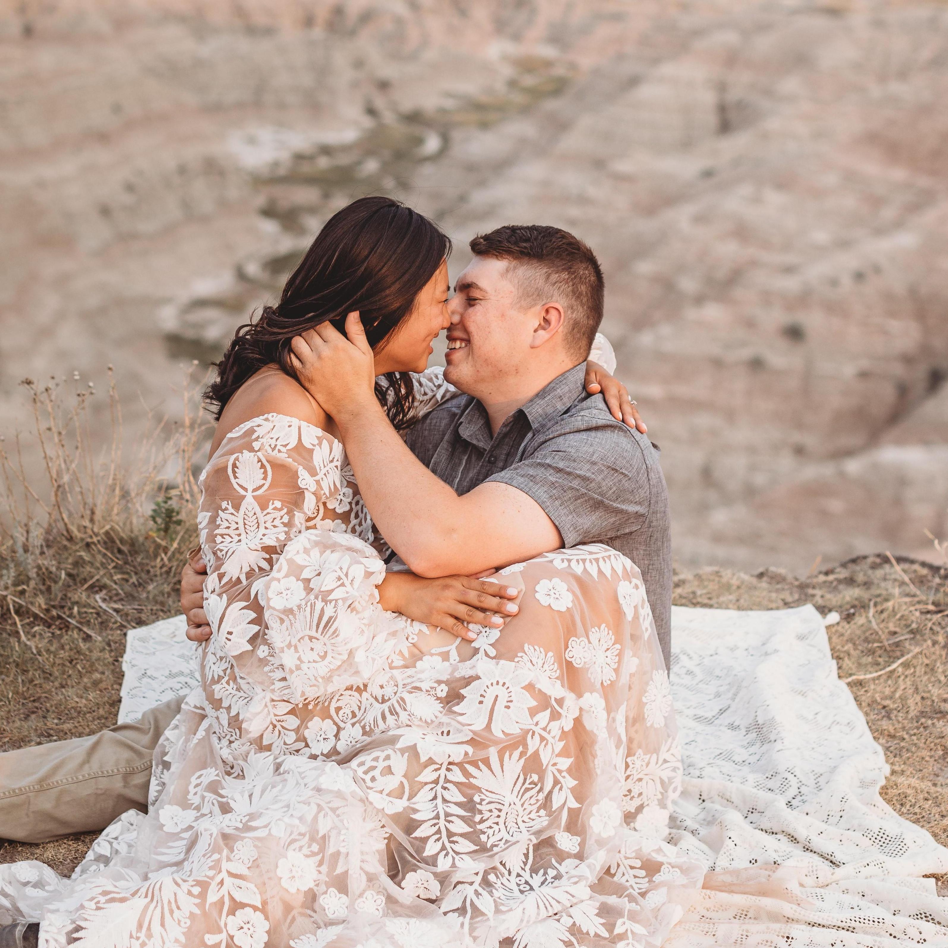 Took a trip to the Badlands to take some adventurous engagement photos!