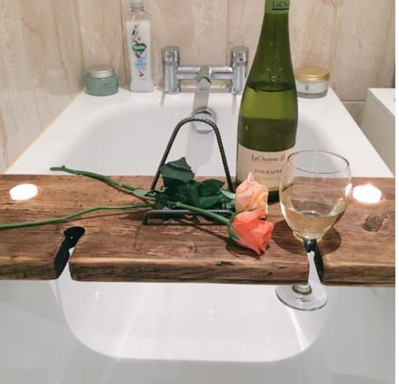 Bath Board - Bath Tray - Book Holder - Tablet Holder - Phone Holder - Birthday Gift - Bath Caddy - Wine Holder - Beer Holder - Caddy