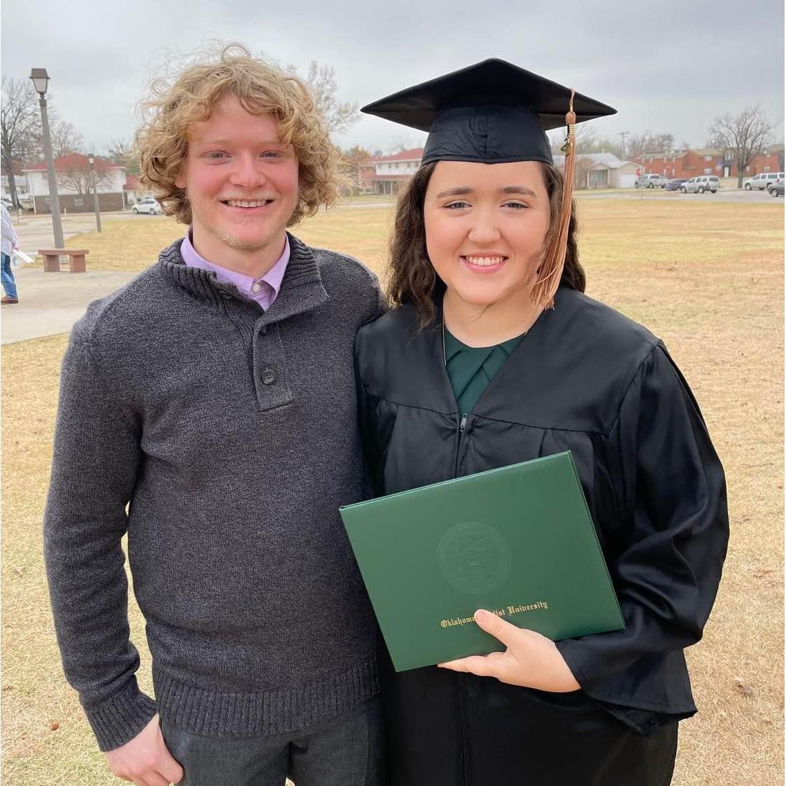 My gradation day from Oklahoma Baptist University.