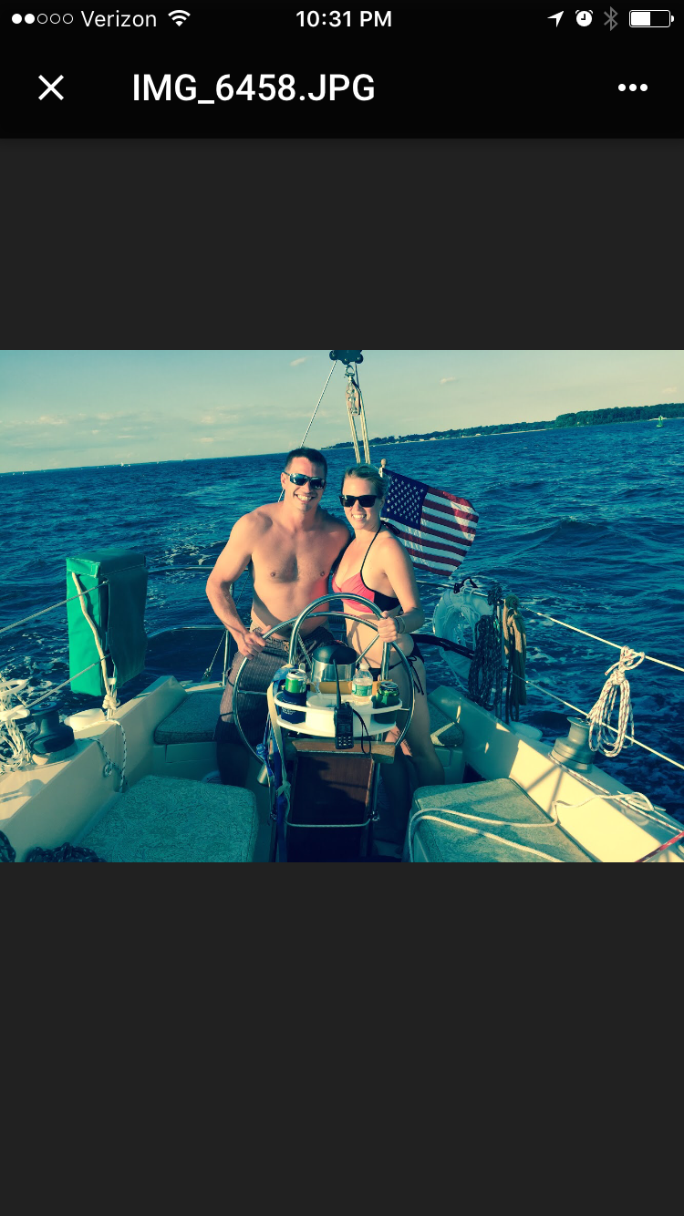 What about Rob? Yes, we can sail! We're sailing. Rob's 32nd Birthday!