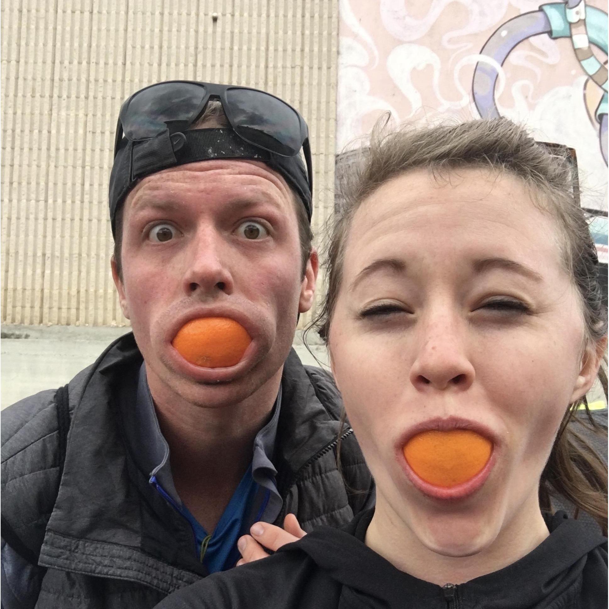 After a half marathon somewhere in Spain
