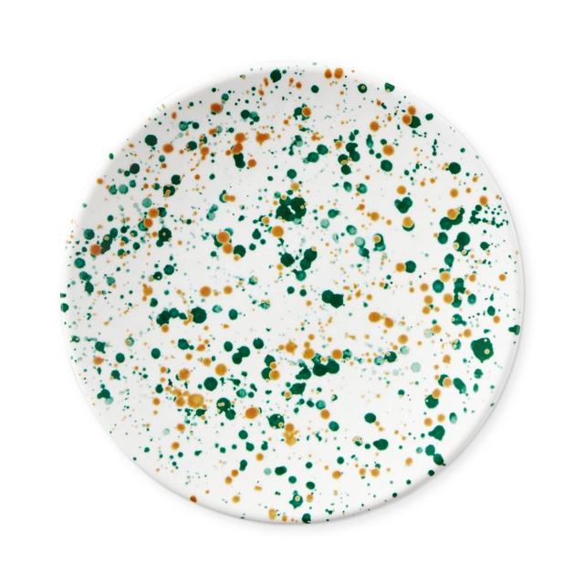 Harvest Outdoor Melamine Salad Plates, Set of 4, Green