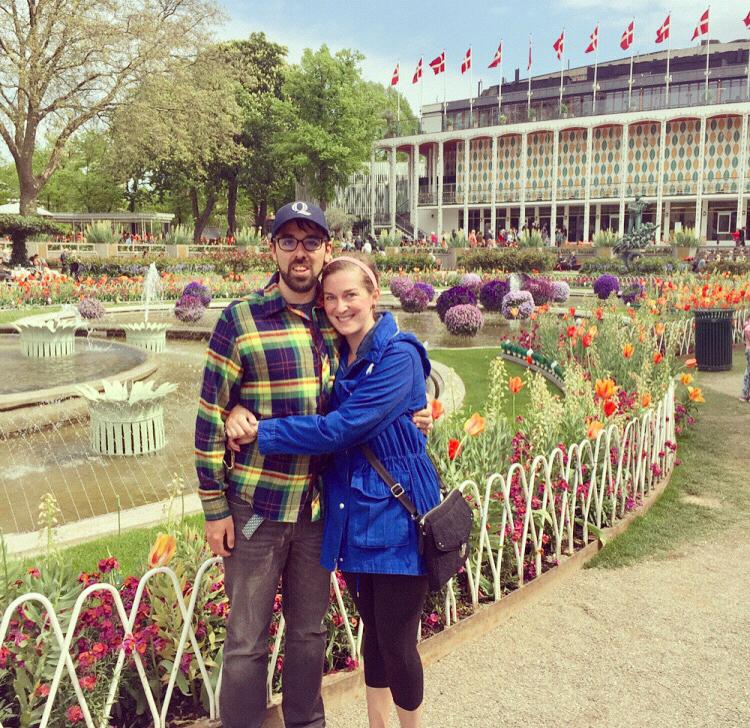 Tivoli Gardens in Copenhagen, Denmark - May 2017