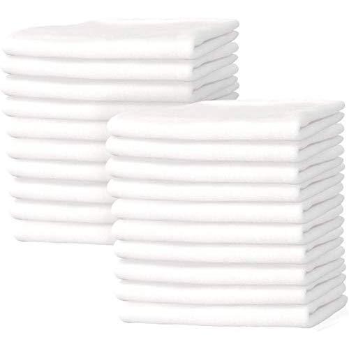 Nabob Wipers New Premium White T-Shirt Knit Rags, 100% Cotton, Cloth Rags, Excellent for General Cleaning, Spills,Home,Staining,Polishing, Bar Mop and More (1/2 Lb Bag)