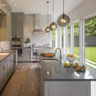 Binary Handblown Modern Glass Pendant Light