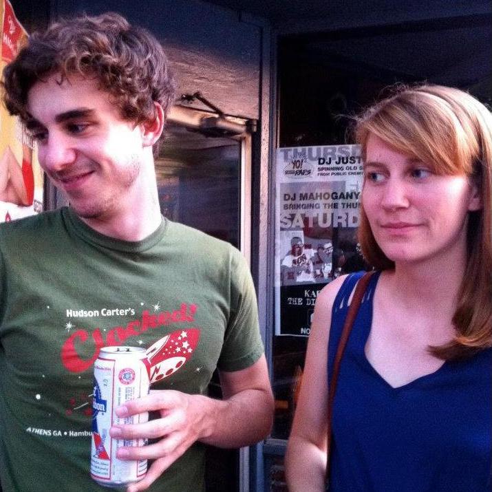 Just pals in Athens, Georgia in 2011. Having zero idea that they are gonna fall in love and get married 10 years later.