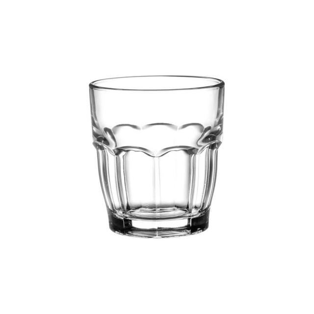 Bormioli Rocco 7.25 oz. Rock Bar Juice Stackable Drink Glass, 6-Piece, Clear