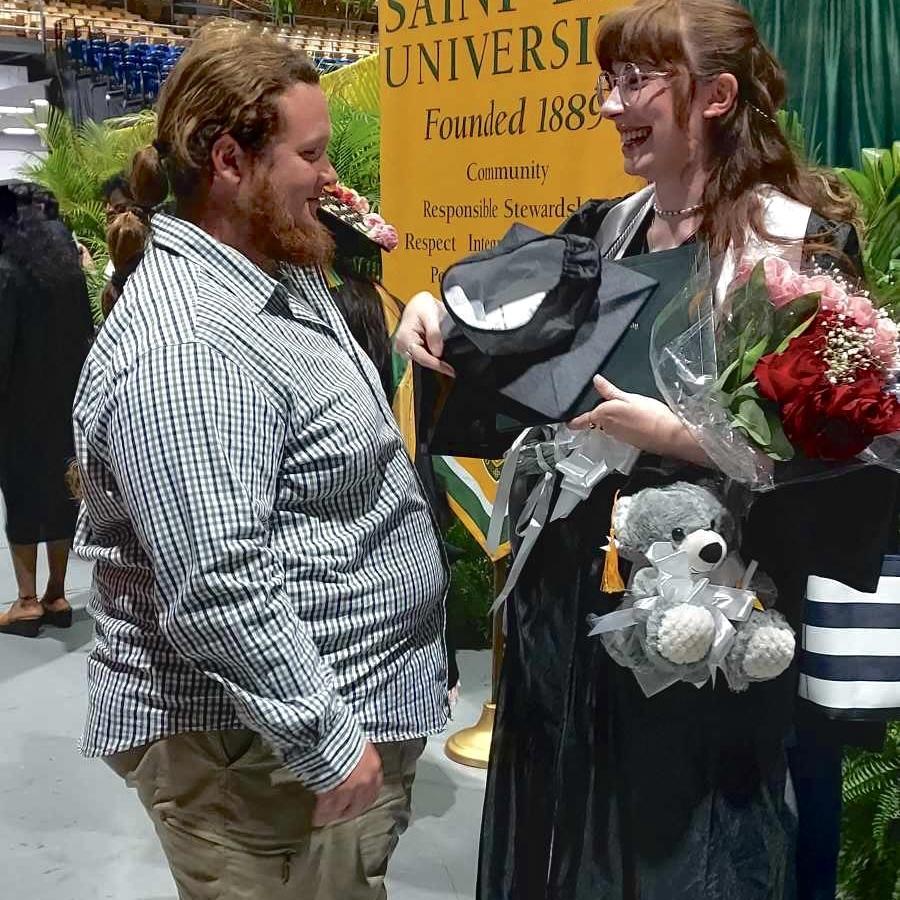 Grace’s graduation from Saint Leo University in Dade City