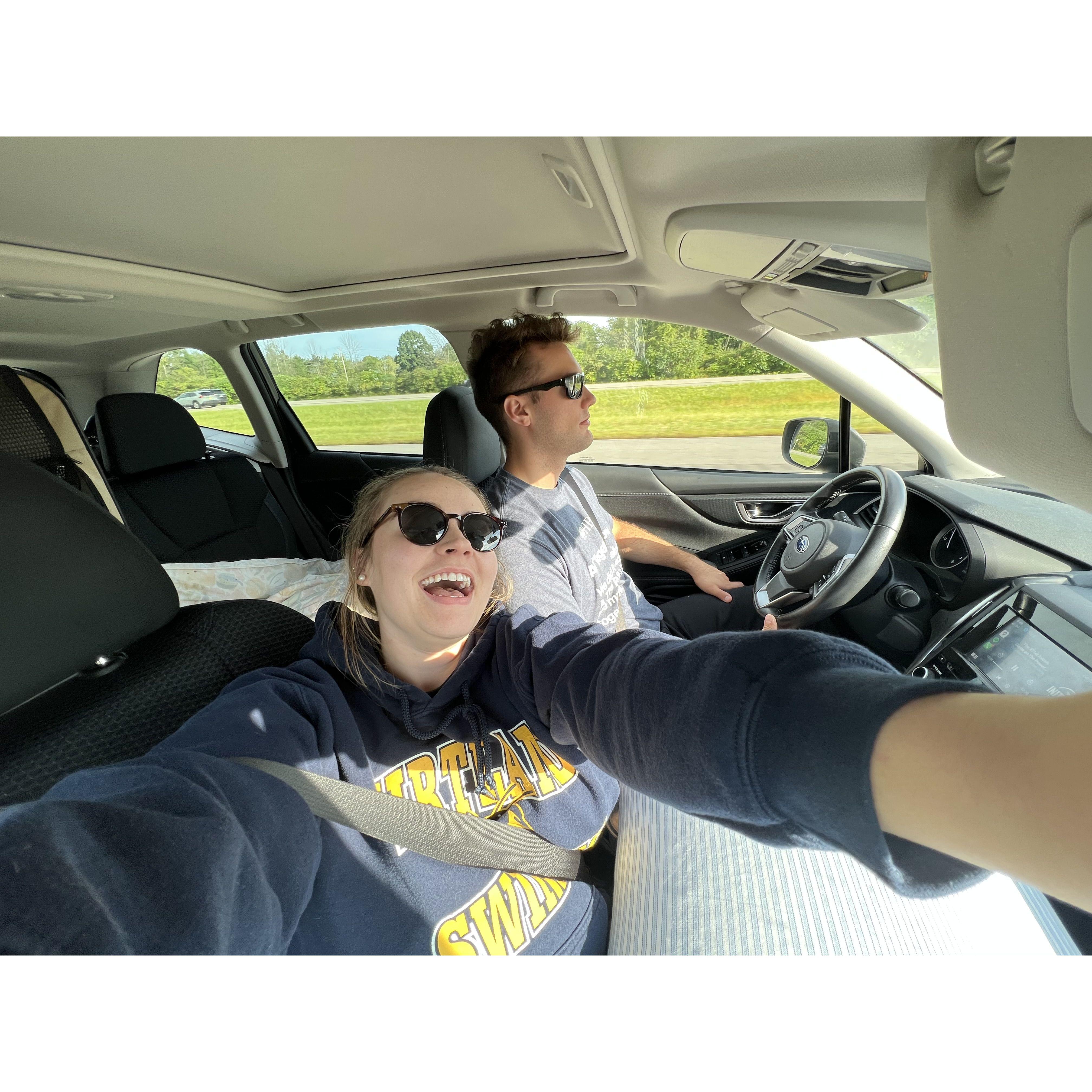 The road trip up to "yes!"