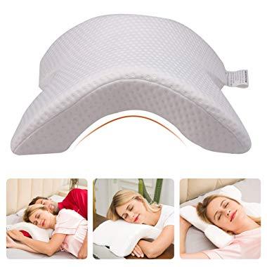 CCidea Neck Pillow for Sleeping Memory Foam Pillow, No Pressure - Side Sleeping, Office Rest Pillow, Sofa Casual Reading Pillows(1 Pack)
