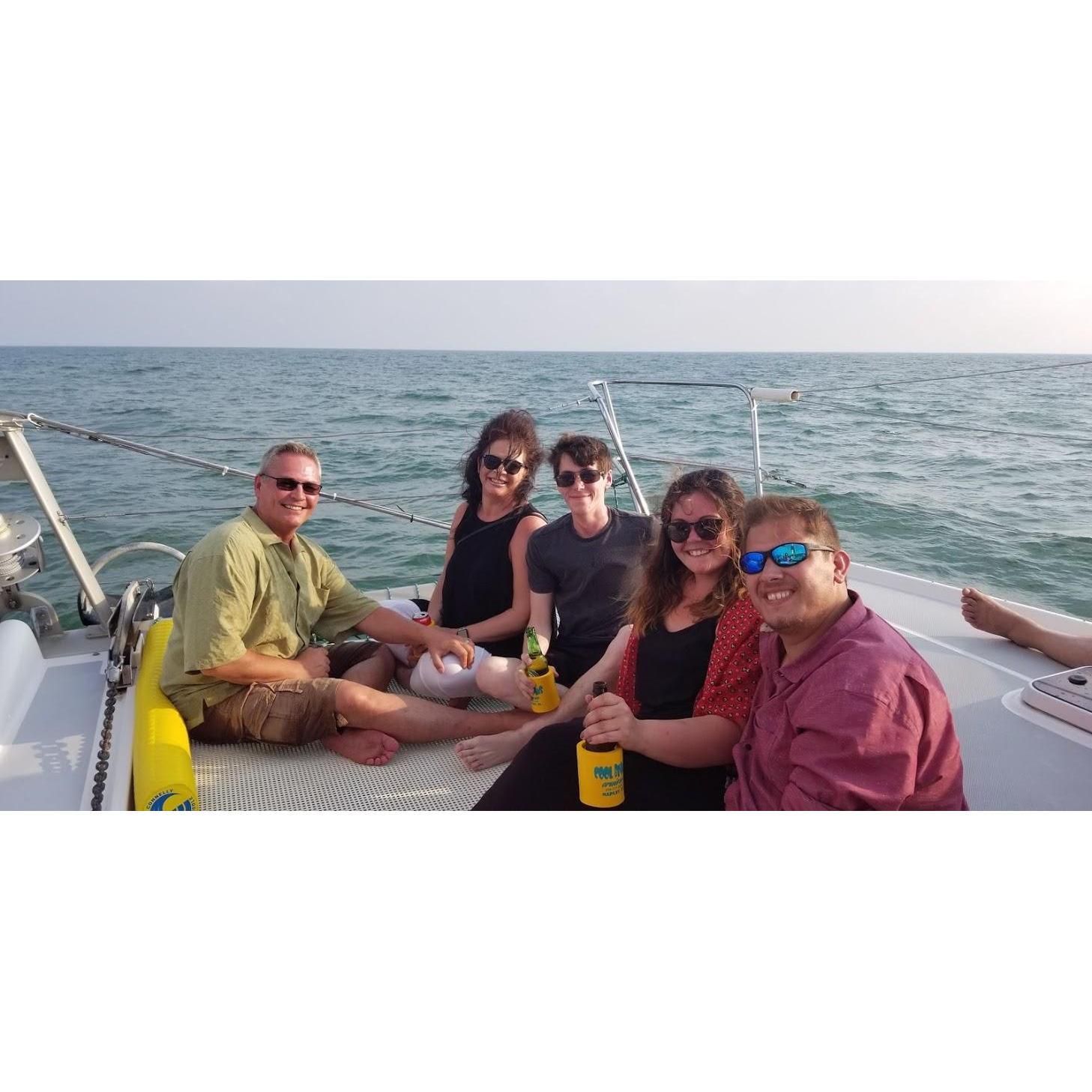 06/2019 - Sunset cruise in the gulf with the Slingers! Naples, FL