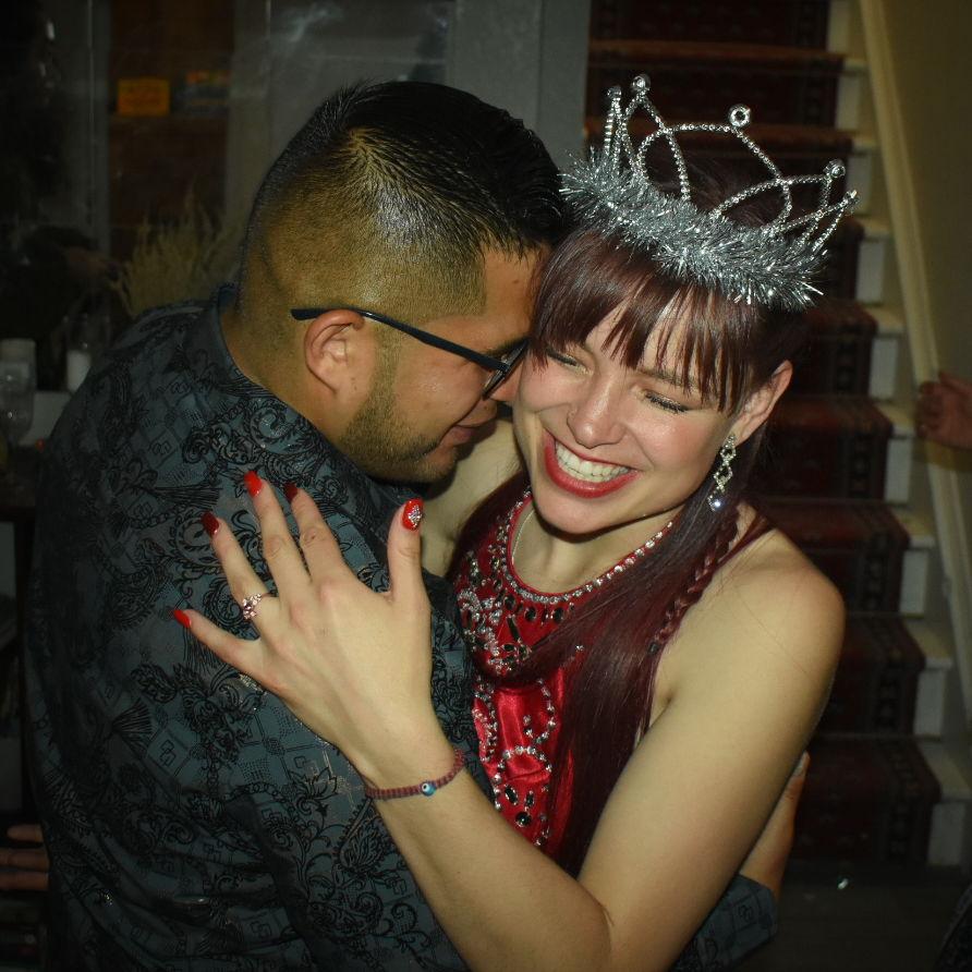 When Carlos, Katlyn, & Tiffany threw a surprise birthday party for Raquel and she made it impossible. | Cuando Carlos, Katlyn y Tiffany organizaron una fiesta de cumpleaños sorpresa para Raquel.