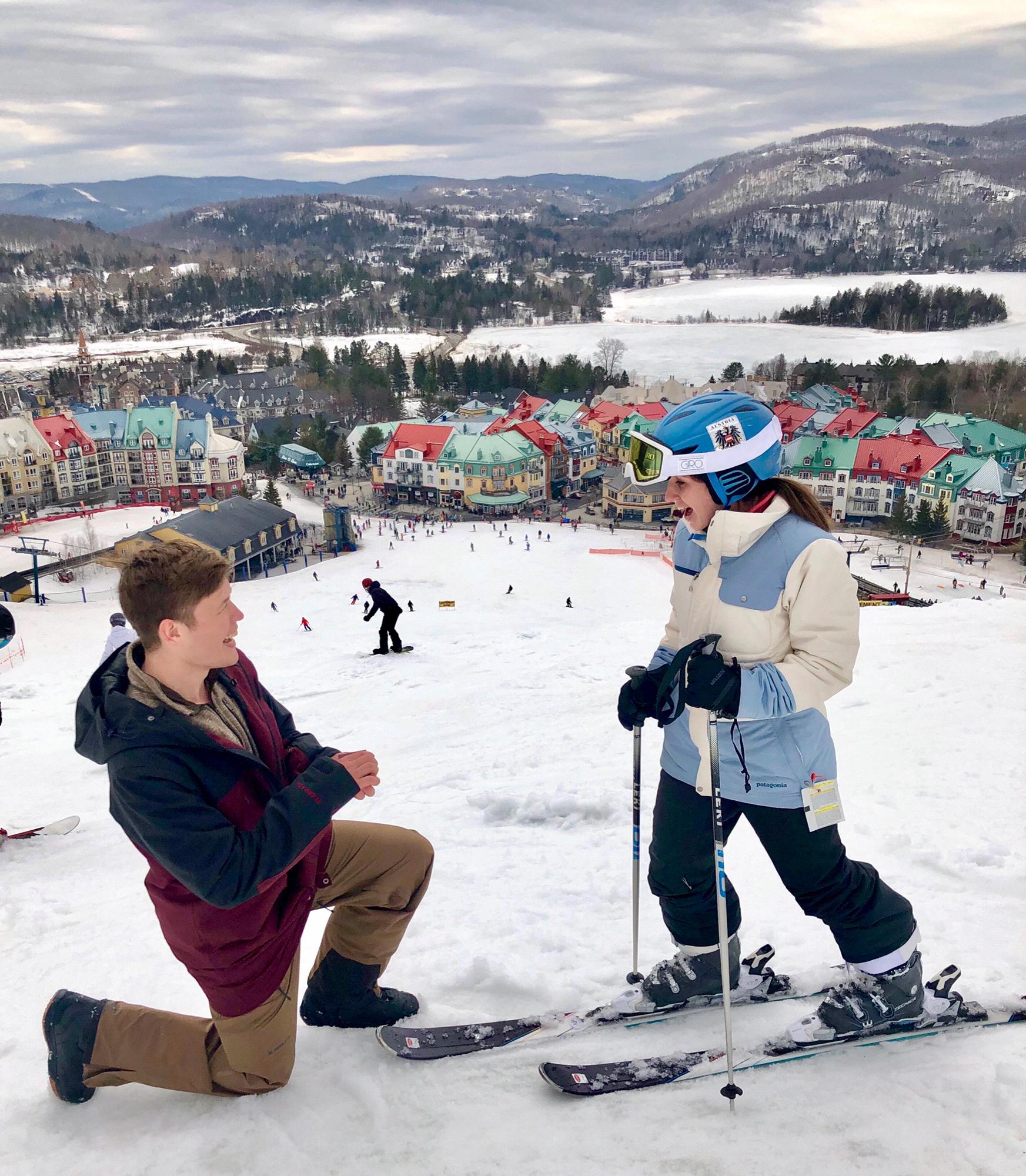 Our Engagment at Mont-Tremblant Canada 
April 7, 2019