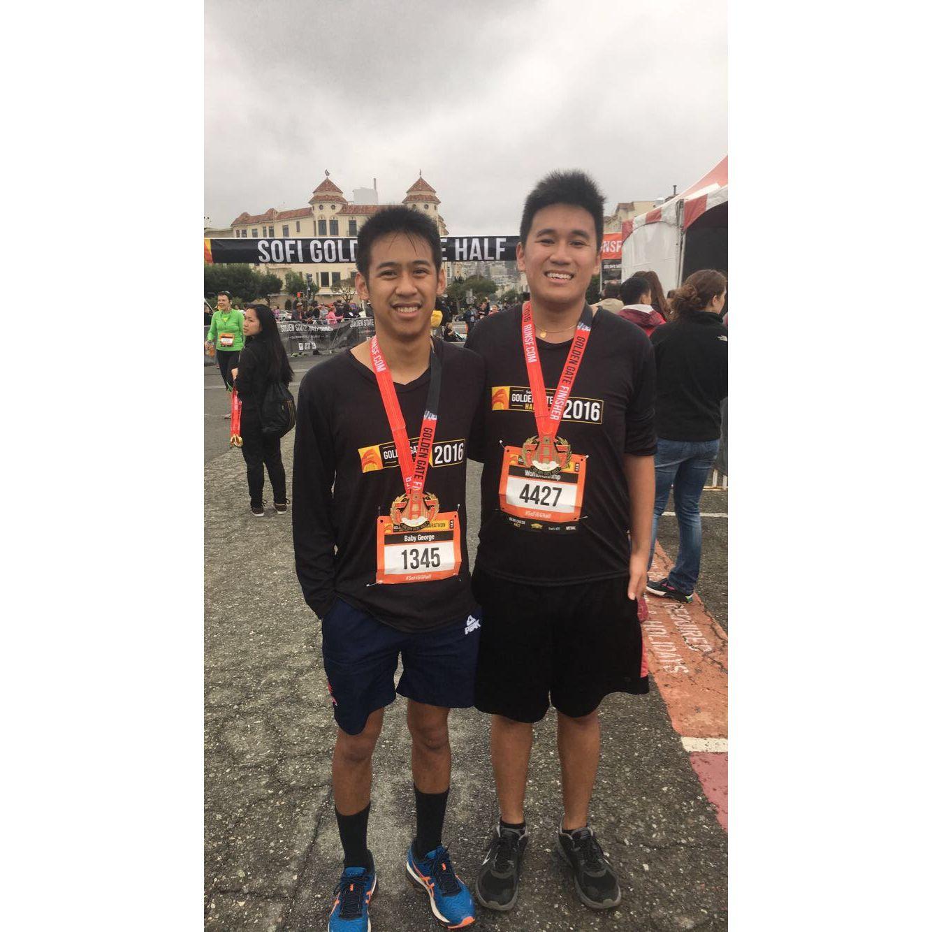 half marathon in SF. Much regret!