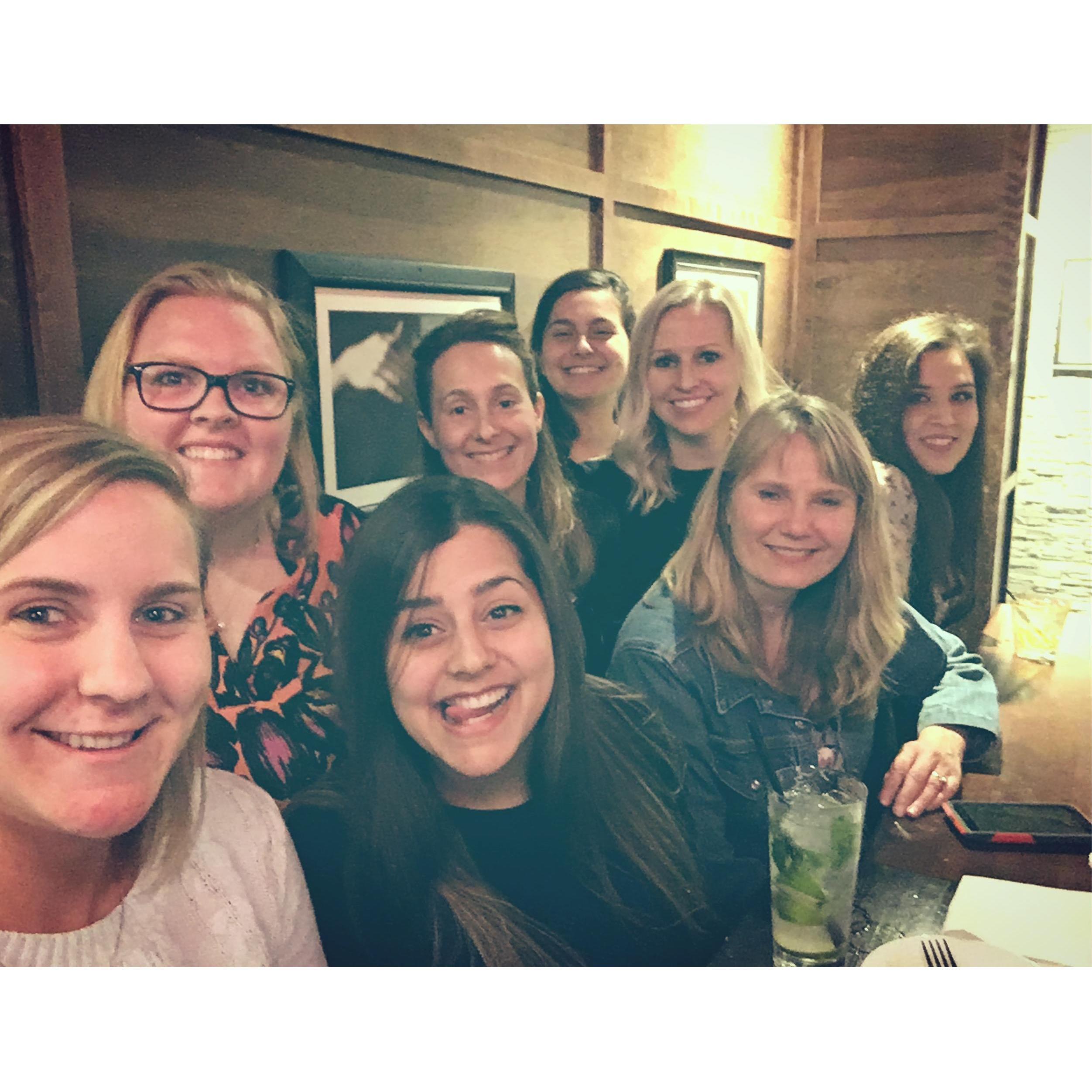 The Minnesota / Israel clan! Bree, Kayla, Noa, Daya, Kirsten, Heidi and Venessa