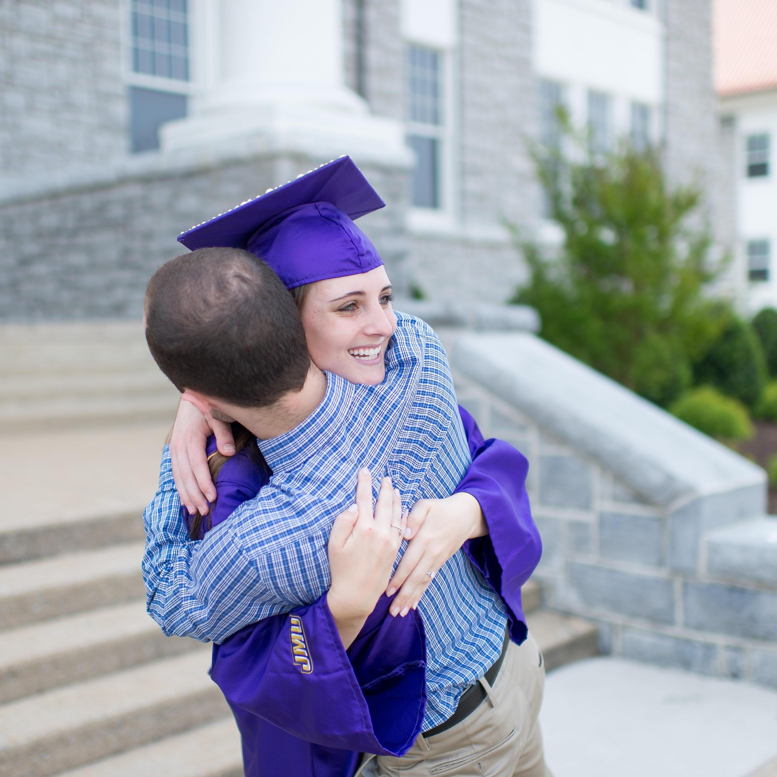 Of course he was the first person I ran to hug!
