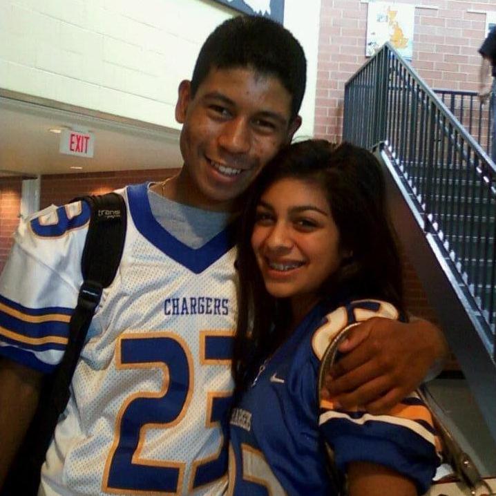 9/23/2011: The day Roman asked Mandy to be his girlfriend with flowers, stuffed monkey, his jersey, and 100 reasons why he liked her.