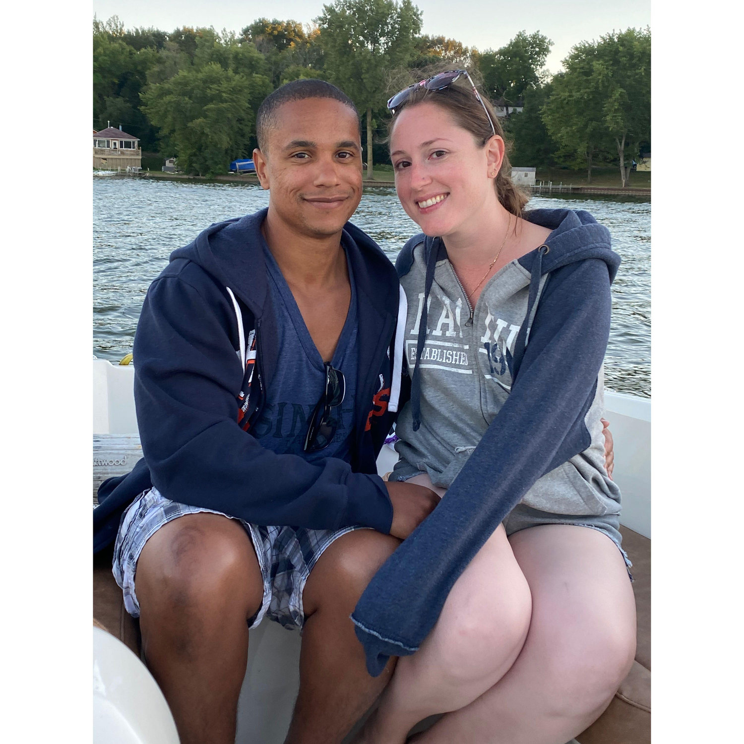 Cruising around Long Lake.